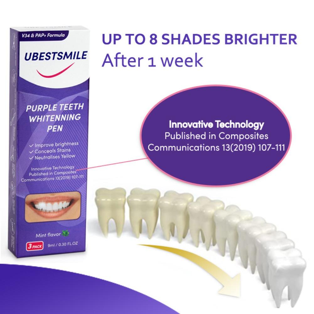 UBESTSMILE V34&PAP+ Formula Fi – Teeth Whitening Pens recenzja i cena